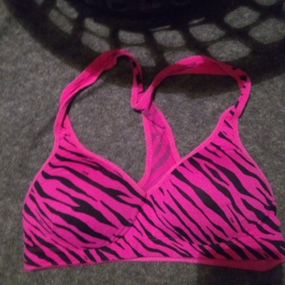 PINK Padded Push-Up Sports Bra - Picture 1 of 1